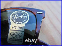 Vintage B&L Ray-Ban U. SA. Tortoise N. O. S. L2053 5024 Wayfarers Large Circa 1970