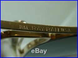 Vintage B&L ray ban L1632 Bleu Changeables Photochromique Gp Aviateur Lunettes