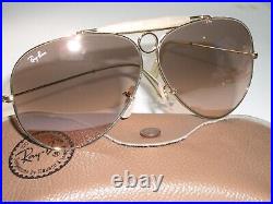 Vintage B&L ray ban Pente Flash Rose Cristal Chasse AVIATOR Lunettes de Soleil