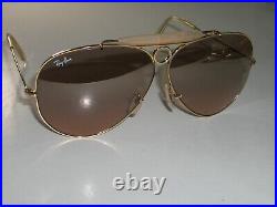 Vintage B&L ray ban Pente Flash Rose Cristal Chasse AVIATOR Lunettes de Soleil