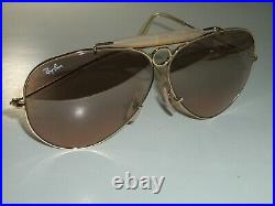 Vintage B&L ray ban Pente Flash Rose Cristal Chasse AVIATOR Lunettes de Soleil