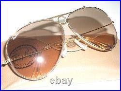 Vintage B&L ray ban Pente Flash Rose Cristal Chasse AVIATOR Lunettes de Soleil