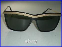 Vintage B&L ray ban W0741 Noir / Mat Or Bordure G15 UV Olympian III Soleil