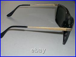 Vintage B&L ray ban W0741 Noir / Mat Or Bordure G15 UV Olympian III Soleil