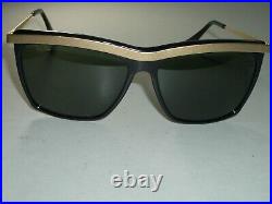 Vintage B&L ray ban W0741 Noir / Mat Or Bordure G15 UV Olympian III Soleil