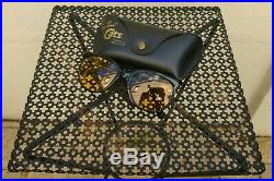 Vintage Lunettes RayBan B&L USA CATS 1000 AMBERMATIC Black nylon frame 70's