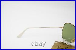 Vintage Lunettes de Soleil Ray Ban BAUSCH + LOMB or Blanc Ovale Lunettes