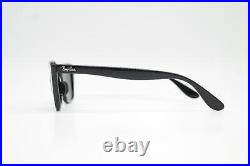 Vintage Lunettes de Soleil Ray Ban RB 2299 Lady Burbank Argent Noir Ovale