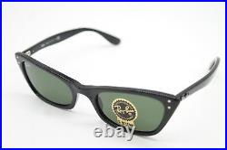 Vintage Lunettes de Soleil Ray Ban RB 2299 Lady Burbank Argent Noir Ovale