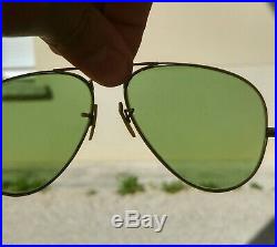 Vintage Lunettes de soleil Ray-Ban B&L Aviator 1/10 12K GF RB-3 Lenses 60's