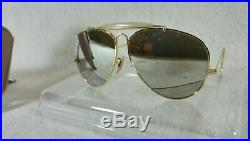 Vintage Lunettes soleil Ray-ban B&L Aviator Outdoorsman G-15 Mirror Lenses 70's