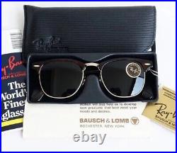 Vintage NOS B&L RAY BAN W0366 Clubmaster Tortoise Sunglasses USA