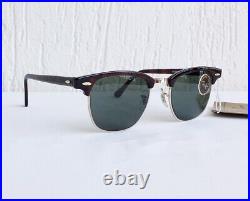 Vintage NOS B&L RAY BAN W0366 Clubmaster Tortoise Sunglasses USA