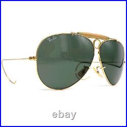 Vintage RAY-BAN SHOOTER SPORT sunglasses USA 1980's Gold Plated