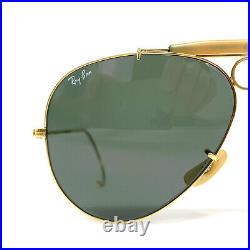 Vintage RAY-BAN SHOOTER SPORT sunglasses USA 1980's Gold Plated