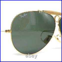 Vintage RAY-BAN SHOOTER SPORT sunglasses USA 1980's Gold Plated