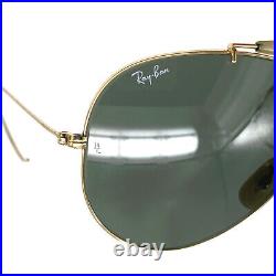 Vintage RAY-BAN SHOOTER SPORT sunglasses USA 1980's Gold Plated