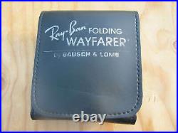 Vintage Ray Ban B&L French Frame Folding Wayfarer G15 Circa 1980's Sunglasses