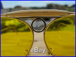 Vintage Ray-Ban B&L Kalichrome Bullet Hole Shooter Sunglasses 1950/60s