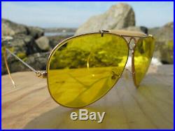 Vintage Ray-Ban B&L Kalichrome Bullet Hole Shooter Sunglasses 1960/70s