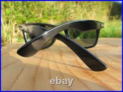 Vintage Ray Ban B&L U. S. A. N. O. S. Ebony Wayfarer L2009 G15 Lenses Sunglasses