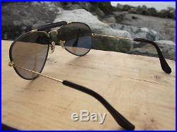 Vintage Ray Ban B&L U. S. A. N. O. S. Leathers Changeables ODM 80's Aviators