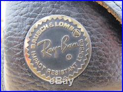 Vintage Ray Ban B&L U. S. A. Precious Metals The General Leather Sunglasses Case