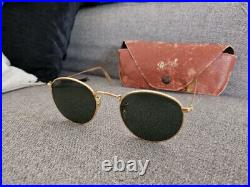Vintage Ray Ban B&L U. S. A. Round Classic W1573 John Lennon Sunglasses Ca. 80s