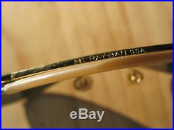 Vintage Ray Ban B&L U. S. A. Sharpshooter 1980's G15 Lenses Aviator Sunglasses