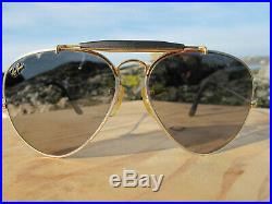 Vintage Ray Ban B&L U. S. A. W0554 Precious Metals Outdoorsman Aviator Sunglasses