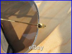 Vintage Ray Ban B&L U. S. A. W0554 Precious Metals Outdoorsman Aviator Sunglasses