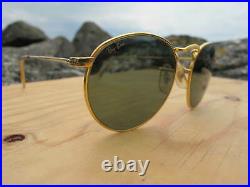 Vintage Ray Ban B&L U. S. A. W1573 Arista Round Classic John Lennon Sunglasses