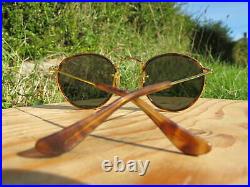 Vintage Ray Ban B&L U. S. A. W1674 Tortuga Inserts John Lennon G15 Lens Sunglasses