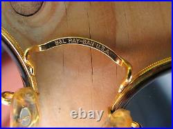 Vintage Ray Ban B&L U. S. A. W1674 Tortuga Inserts John Lennon G15 Lens Sunglasses
