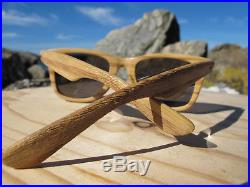 Vintage Ray Ban B&L Wayfarer Woodies Light Tiki Changeables Sunglasses