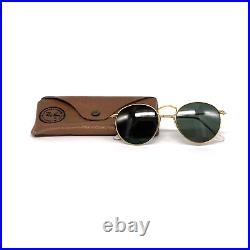 Vintage Ray-Ban / Bausch & Lomb Bord Lunettes de Soleil USA'70s Or