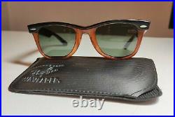 Vintage Ray Ban Wayfarer Street L1617 B&L USA BAUSCH & LOMB Retro Sunglasses