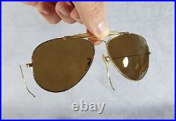 °Vintage Sunglasses Ray-ban B&L Aviator Outdoorsman Arista frame B-15 lenses 70s