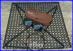 Vintage paire de lunettes de soleil RAYBAN Tortoise GATSBY STYLE 1 W1516 80s