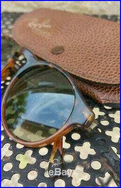 Vintage paire de lunettes de soleil RAYBAN Tortoise GATSBY STYLE 1 W1516 80s