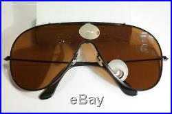 Vintage ray ban B&L Etats-Unis ailes L 70 20 noir ovale Lunettes de soleil NOS