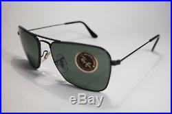 Vintage ray ban bausch & Lomb 52 16 noir ovale Lunettes de soleil NOS