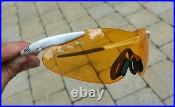 °Vintage sports sunglasses RayBan USA XRAYS White and orange Made in Japan 90's