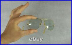 °Vintage sunglasses Ray-Ban B&L Aviator 5814 Changeables gray Lenses 70's
