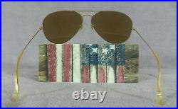 Vintage sunglasses Ray-Ban B&L Aviator 6214 B-15 Lenses Arista frame 1980's