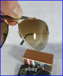 °Vintage sunglasses Ray-Ban B&L Aviator Outdoorsman 5814 W0554 Precious metal