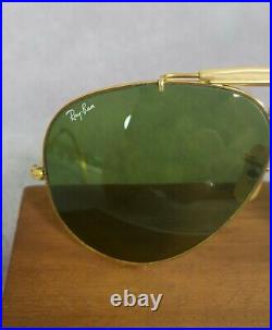 °Vintage sunglasses Ray-Ban B&L Aviator Outdoorsman II L2113 6214 80's TTBE