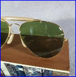 °Vintage sunglasses Ray-Ban B&L Aviator Outdoorsman L0568 5814 80's TTBE