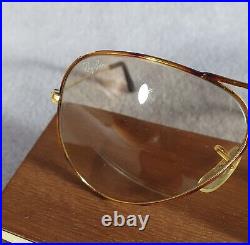 °Vintage sunglasses Ray-Ban B&L Aviator tortuga Brown changeables lenses 80's