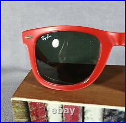 °Vintage sunglasses Ray-Ban B&L Bausch & Lomb USA Wayfarer Red L0051 G-15